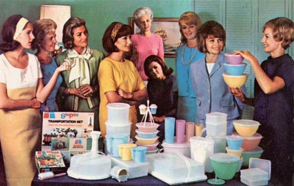 vintage photo Tupperware party